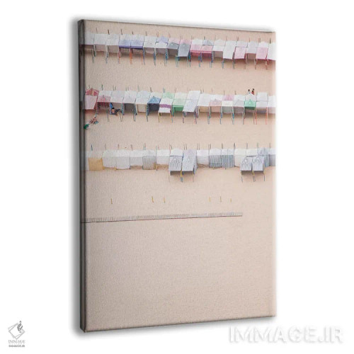 تابلو مینیمال زندگی ساحلی اثر اینگرید بدوز - نمای پرسپکتیو محصول