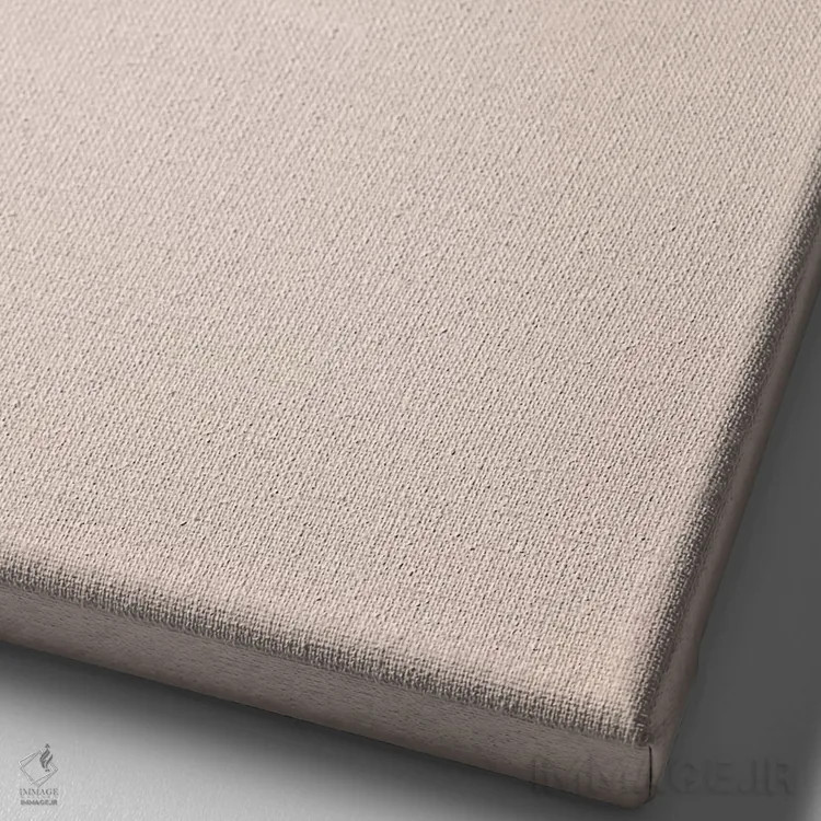 تابلو مینیمال زندگی ساحلی اثر اینگرید بدوز - نمای نزدیک بافت بوم