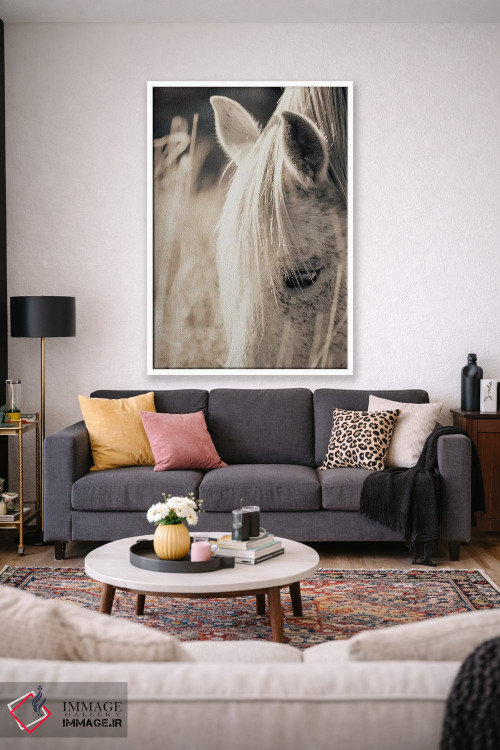 تابلو مدرن ساعت طلایی ۲ اثر اینگرید بدوز - D1W