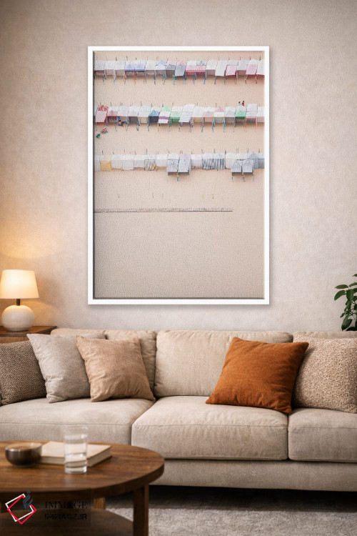 تابلو مینیمال زندگی ساحلی اثر اینگرید بدوز - D1W