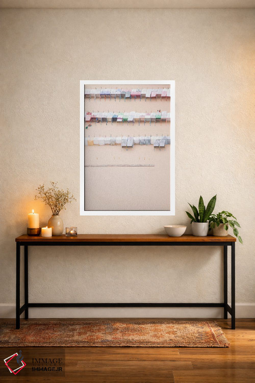 تابلو مینیمال زندگی ساحلی اثر اینگرید بدوز - D3W