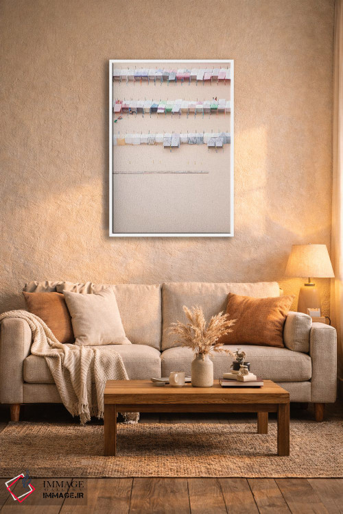 تابلو مینیمال زندگی ساحلی اثر اینگرید بدوز - D4W