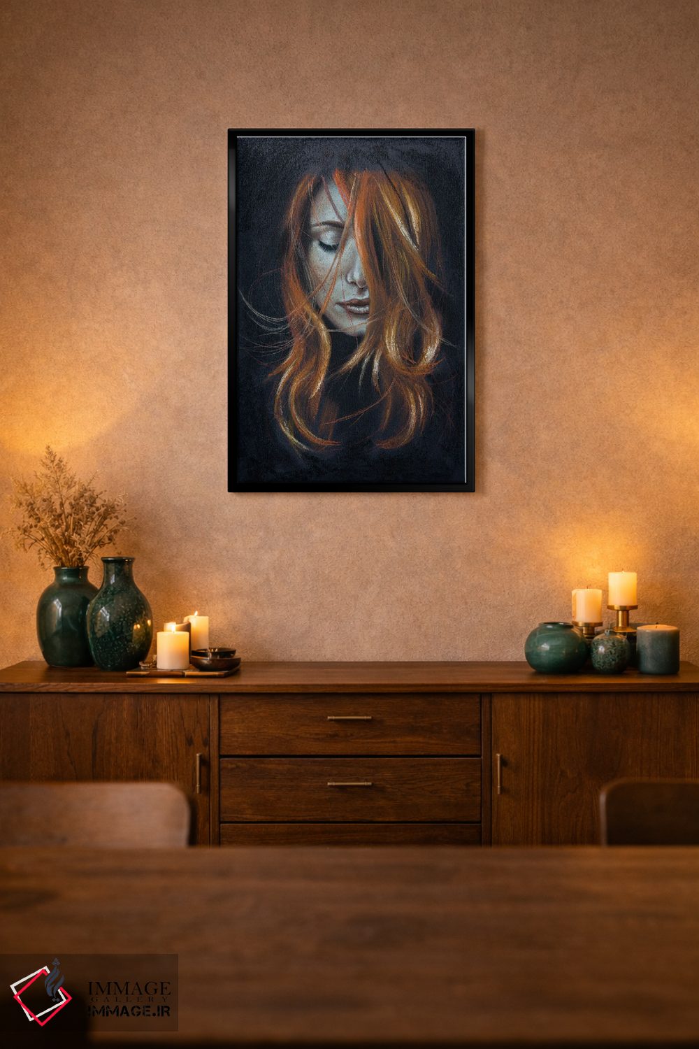 تابلو دکوراتیو بوسیده شده توسط خورشید اثر اینا مدودوا - D2B