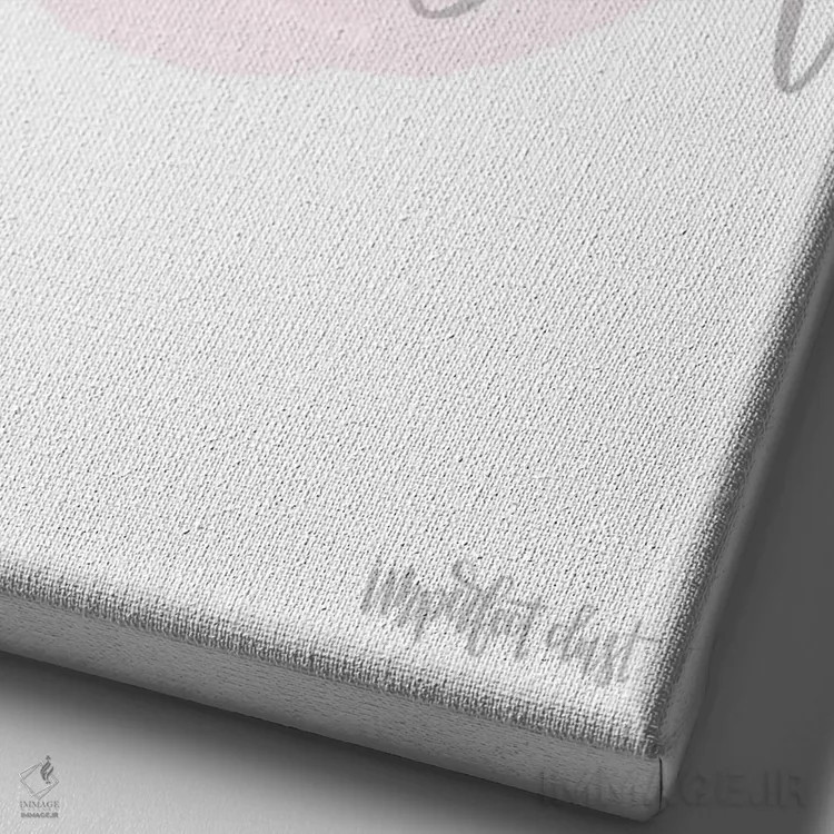 تابلو دکوراتیو با این حال او ادامه داد اثر ایمپرفکت داست - نمای نزدیک بافت بوم