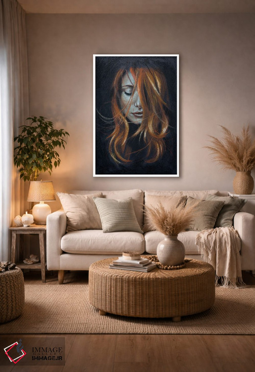 تابلو دکوراتیو بوسیده شده توسط خورشید اثر اینا مدودوا - D4W