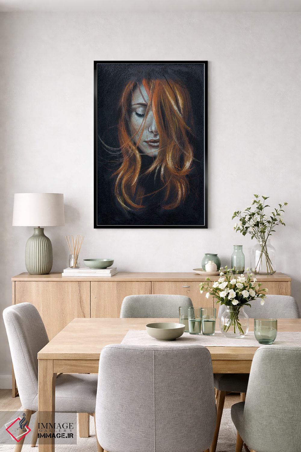 تابلو دکوراتیو بوسیده شده توسط خورشید اثر اینا مدودوا - D6B