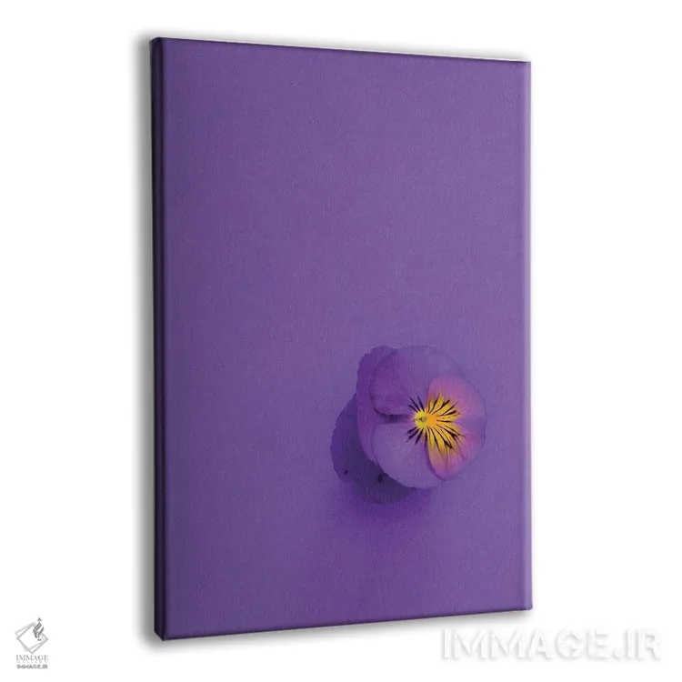 تابلو دکوراتیو بنفشه اسطوخودوسی اثر اینکادو - نمای پرسپکتیو محصول