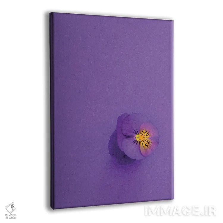تابلو دکوراتیو بنفشه اسطوخودوسی اثر اینکادو - نمای پرسپکتیو محصول