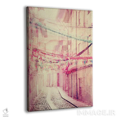 تابلو دکوراتیو مهمانی خیابانی اثر اینگرید بدوز - نمای پرسپکتیو محصول