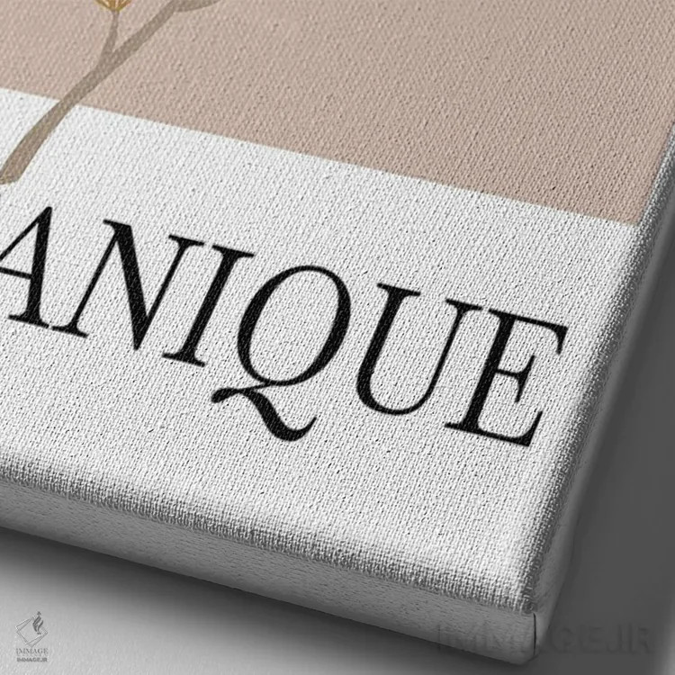 تابلو دکوراتیو باغ گیاه شناسی I اثر اینکادو - نمای نزدیک بافت بوم