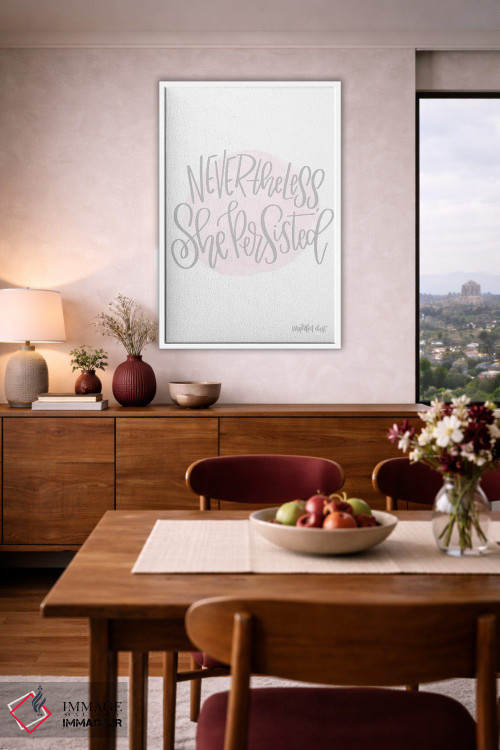 تابلو دکوراتیو با این حال او ادامه داد اثر ایمپرفکت داست - D3W