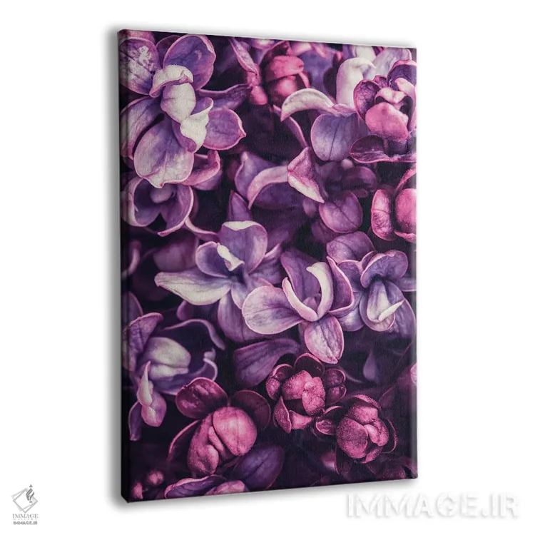 تابلو دکوراتیو سایه های ارغوانی اثر اینکادو - نمای پرسپکتیو محصول