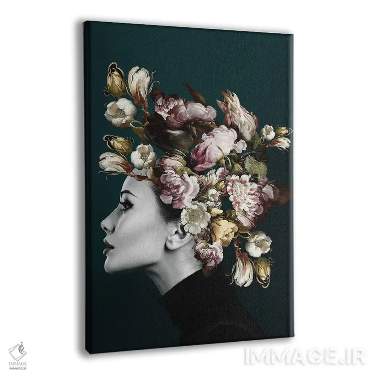 تابلو مدرن زن خیره کننده اثر اینکادو - نمای پرسپکتیو محصول