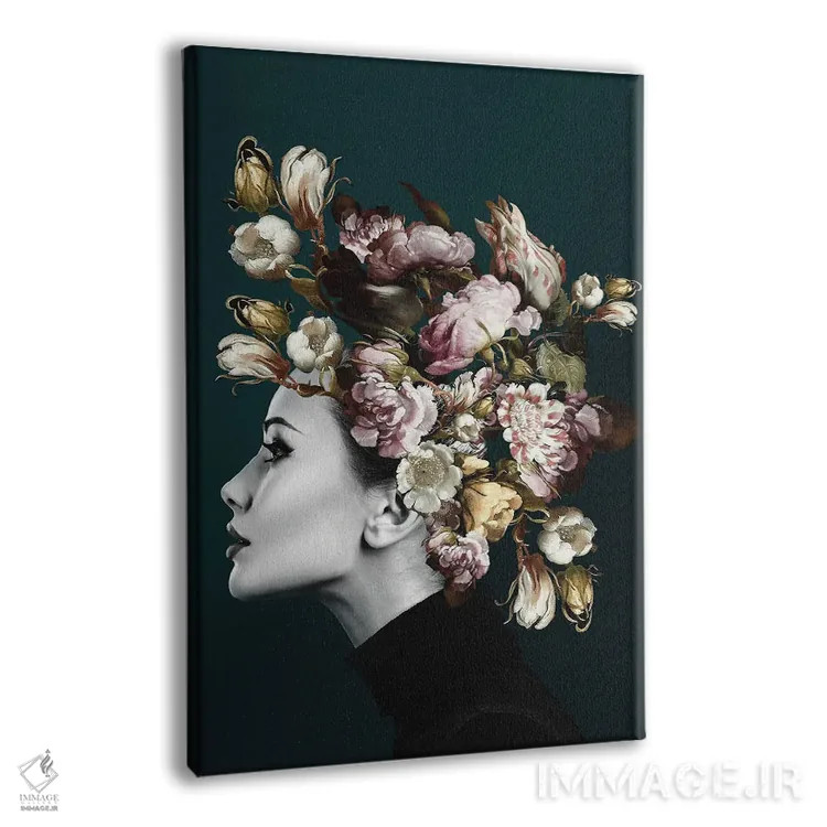 تابلو مدرن زن خیره کننده اثر اینکادو - نمای پرسپکتیو محصول