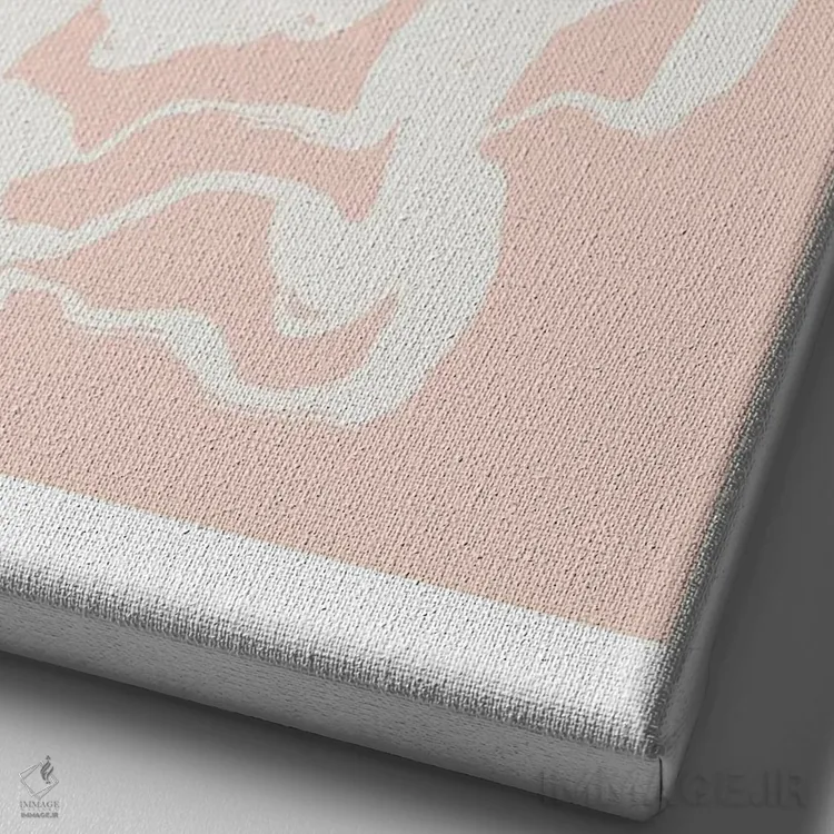 تابلو مینیمال باغ گیاه شناسی II اثر اینکادو - نمای نزدیک بافت بوم