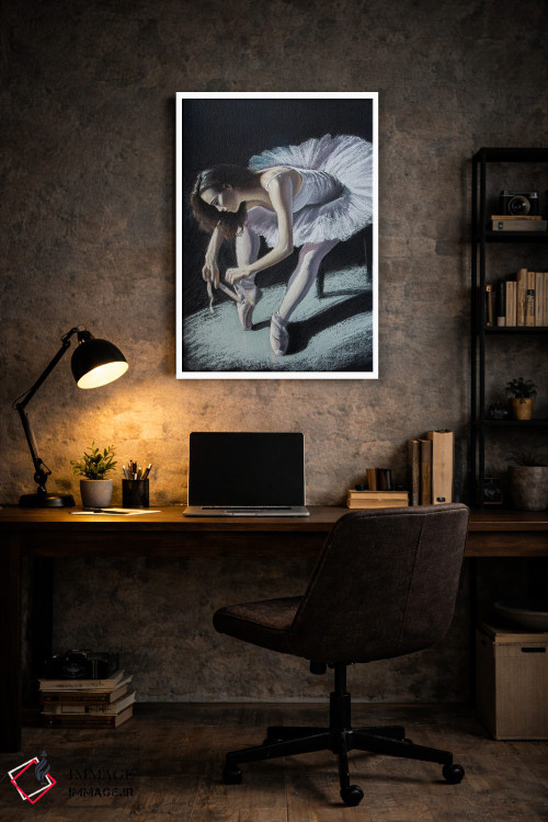 تابلو دکوراتیو رقاص باله اثر اینا مدودوا - D6W