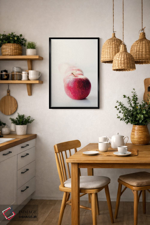 تابلو مینیمال سیب ها اثر اینگرید بدوز - D6B