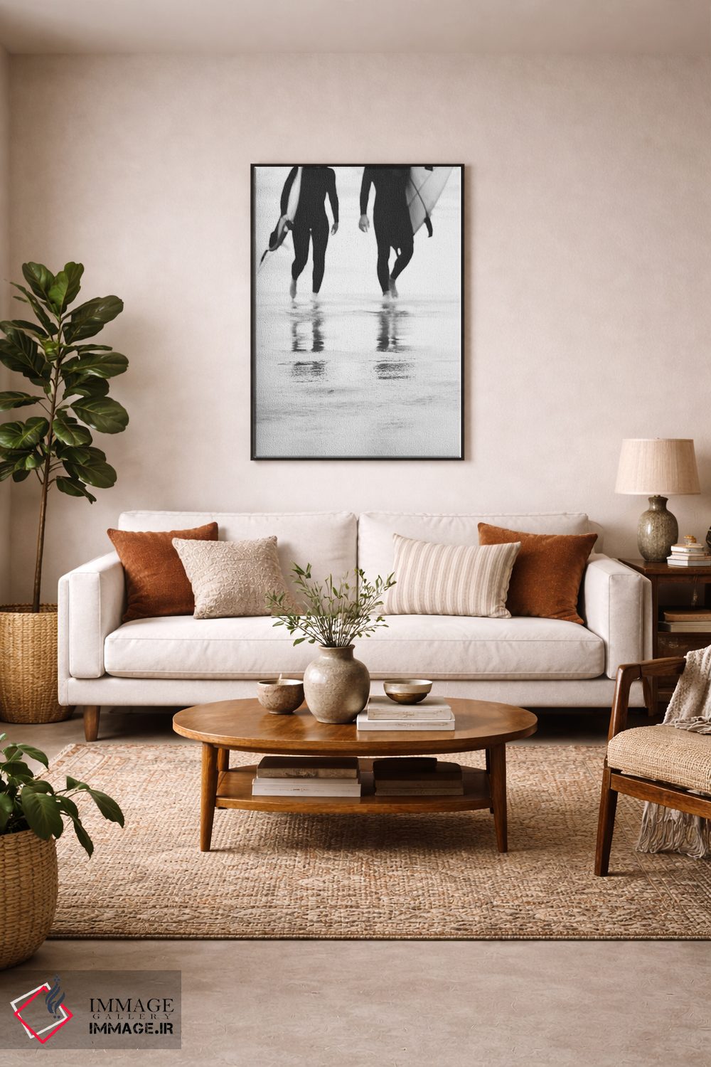 تابلو دکوراتیو موج سواری III اثر اینگرید بدوز - D5B