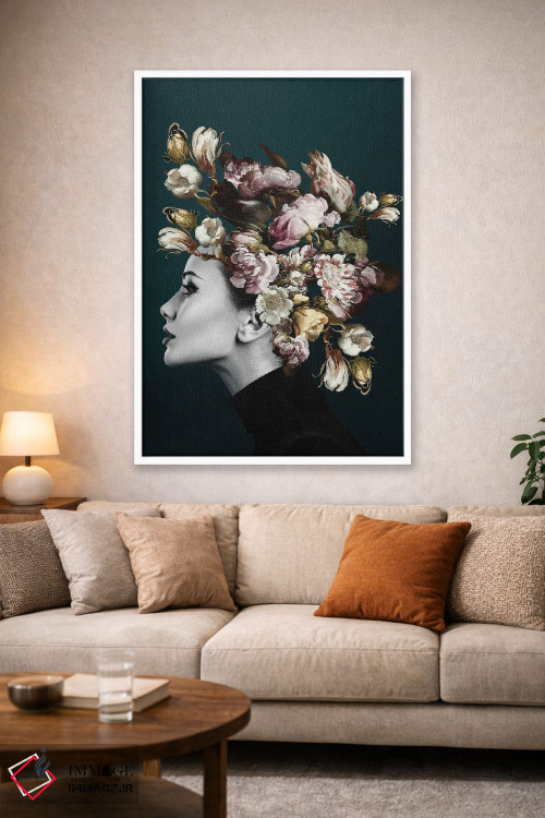 تابلو مدرن زن خیره کننده اثر اینکادو - D1W