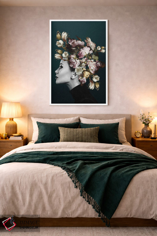 تابلو مدرن زن خیره کننده اثر اینکادو - D3W