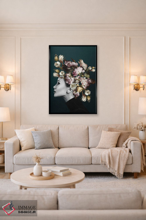 تابلو مدرن زن خیره کننده اثر اینکادو - D5B