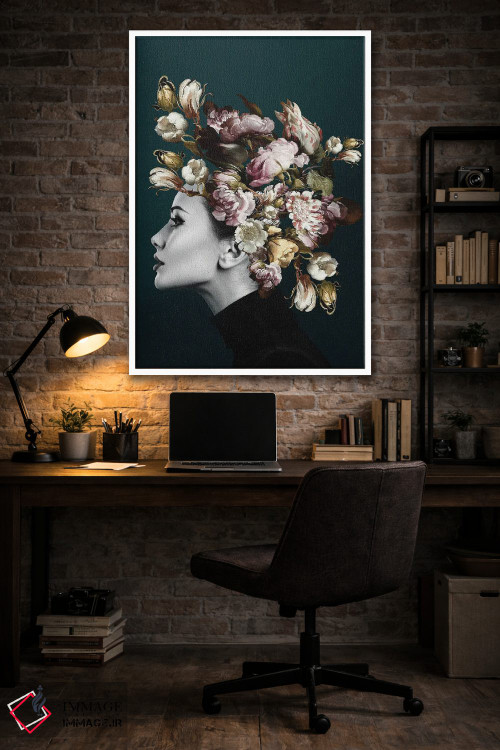 تابلو مدرن زن خیره کننده اثر اینکادو - D4W