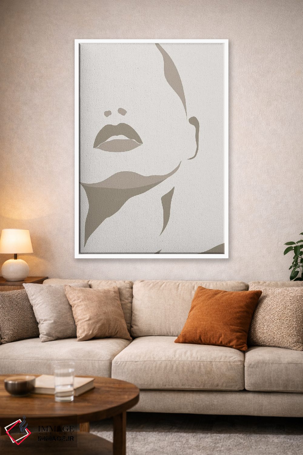 تابلو مینیمال زن مغرور اثر اینکادو - D1W