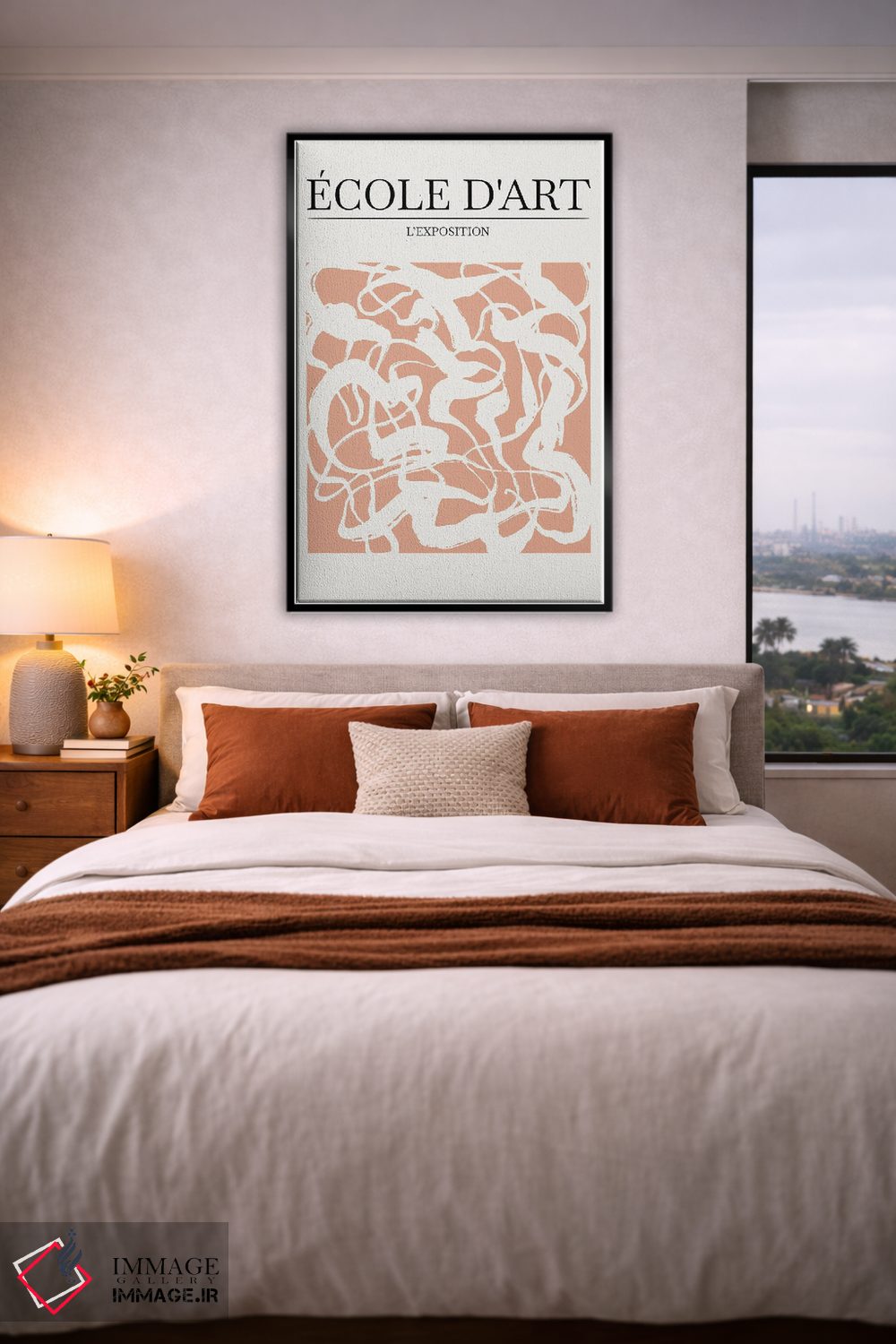 تابلو مینیمال نمایشگاه I اثر اینکادو - D6B