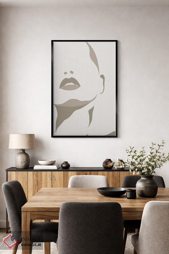 تابلو مینیمال زن مغرور اثر اینکادو - D4B