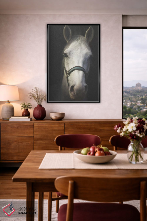 تابلو دکوراتیو روح سفید اثر اینگرید بدوز - D4B