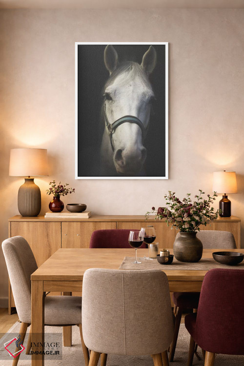 تابلو دکوراتیو روح سفید اثر اینگرید بدوز - D5W