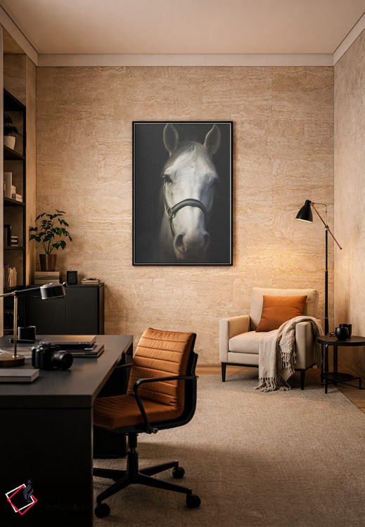 تابلو دکوراتیو روح سفید اثر اینگرید بدوز - D6B