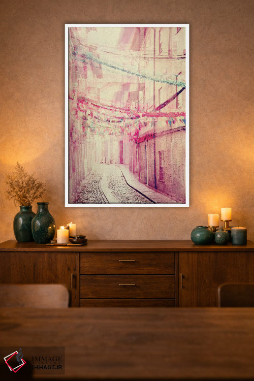 تابلو دکوراتیو مهمانی خیابانی اثر اینگرید بدوز - D1W