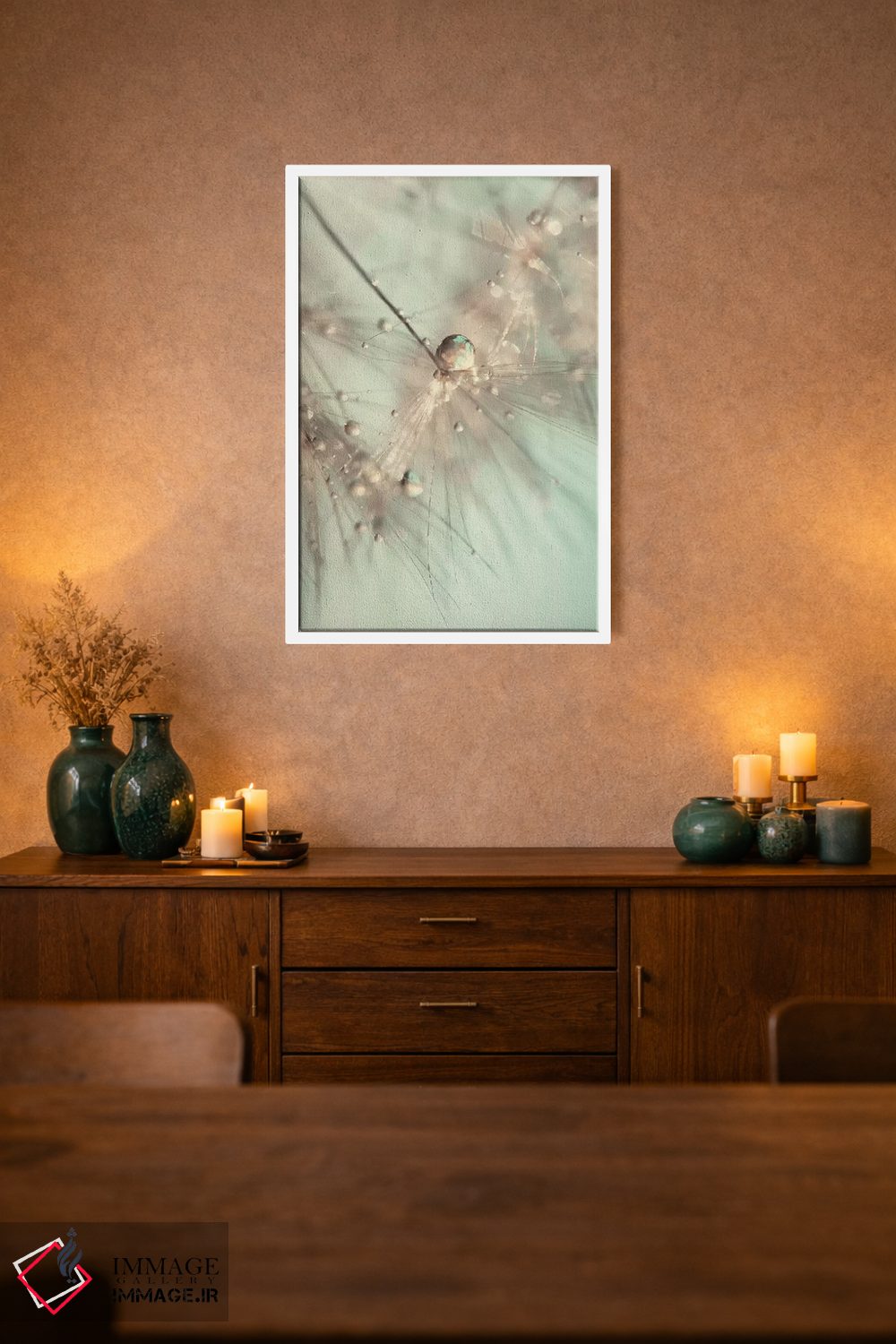 تابلو دکوراتیو درخشش صبحگاهی اثر اینگرید بدوز - D1W