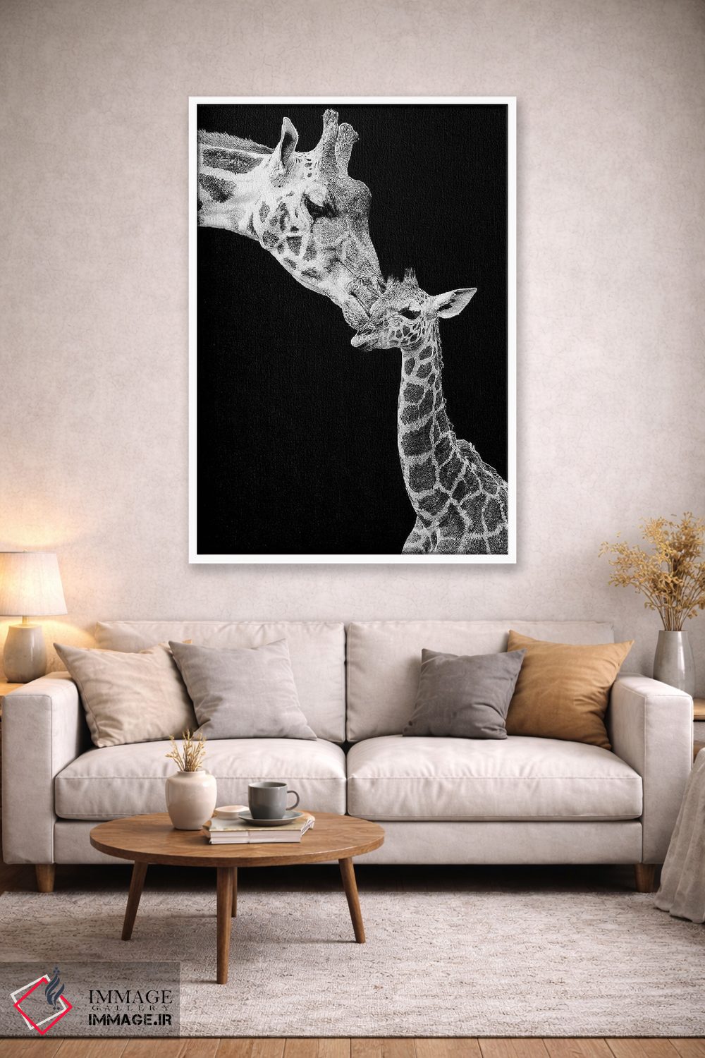 تابلو دکوراتیو اولین عشق اثر اینکادو - D3W