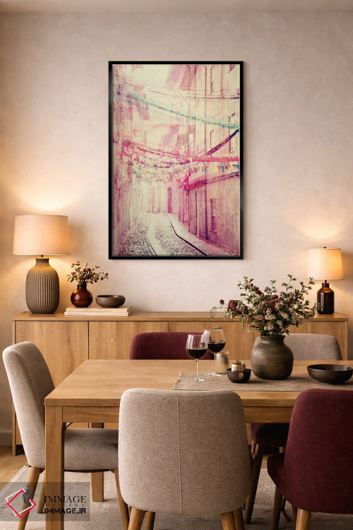 تابلو دکوراتیو مهمانی خیابانی اثر اینگرید بدوز - D4B