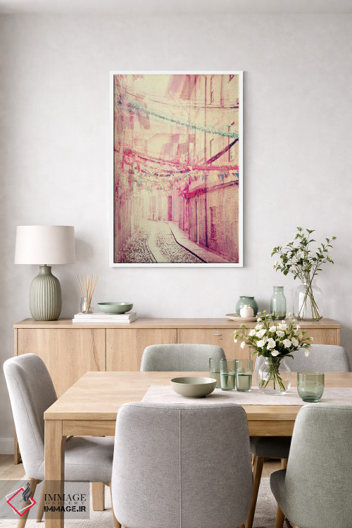 تابلو دکوراتیو مهمانی خیابانی اثر اینگرید بدوز - D6W