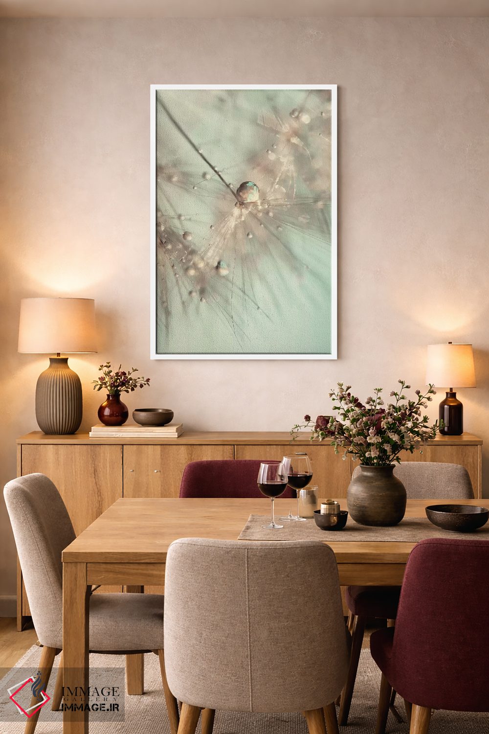 تابلو دکوراتیو درخشش صبحگاهی اثر اینگرید بدوز - D5W