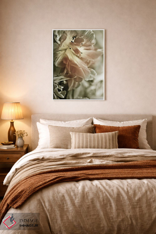 تابلو مدرن سوسن سفید استارگیزر II اثر اینکادو - D5W