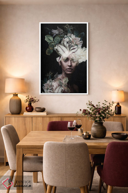 تابلو دکوراتیو زن گیاه شناس II اثر اینکادو - D6W