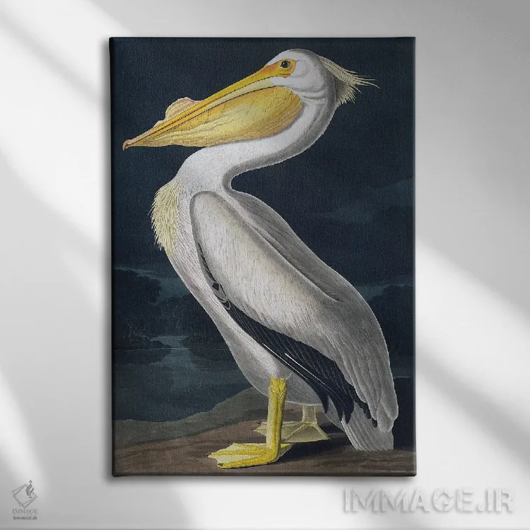 تابلو دکوراتیو پلیکان اثر اینکادو - نمای روبهرو روی دیوار