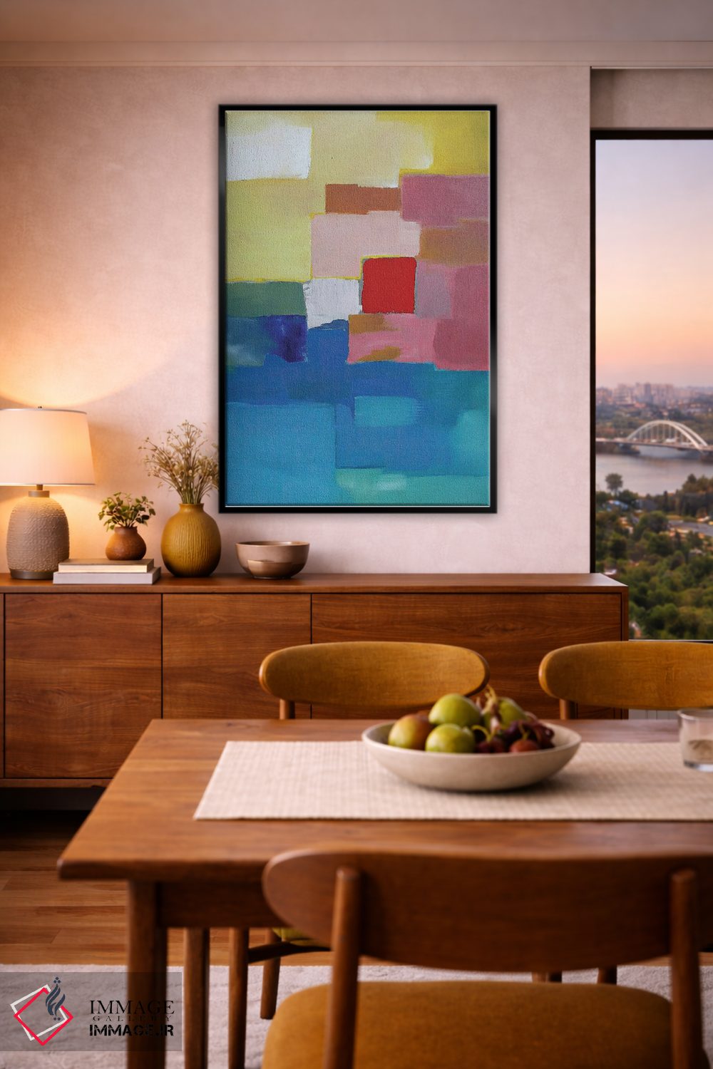 تابلو انتزاعی شکوفایی II اثر اینکادو - D6B