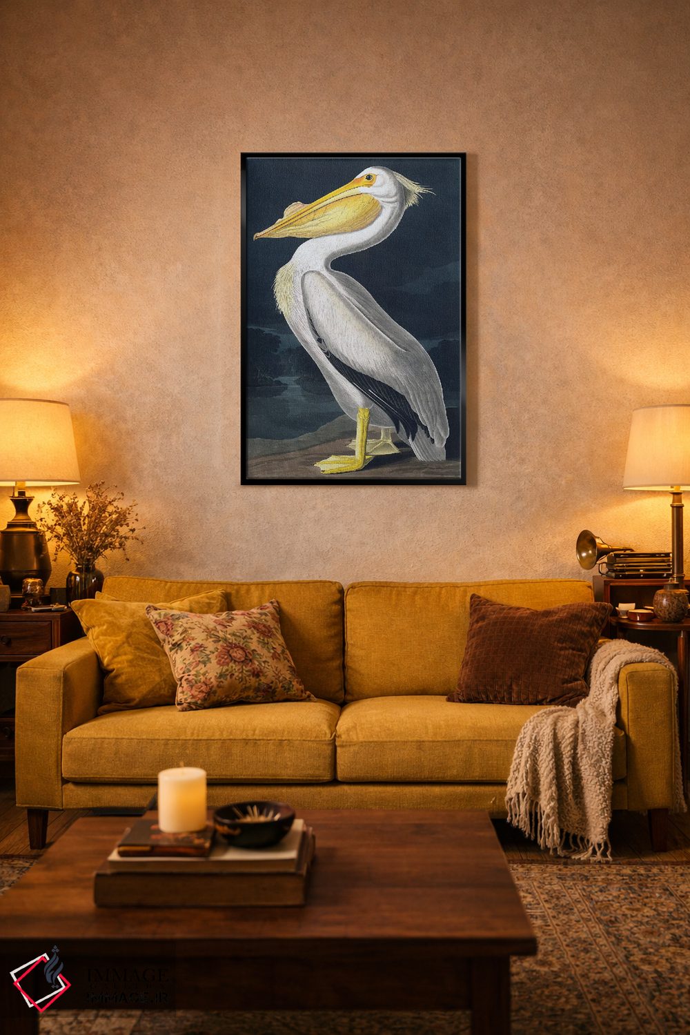 تابلو دکوراتیو پلیکان اثر اینکادو - D5B