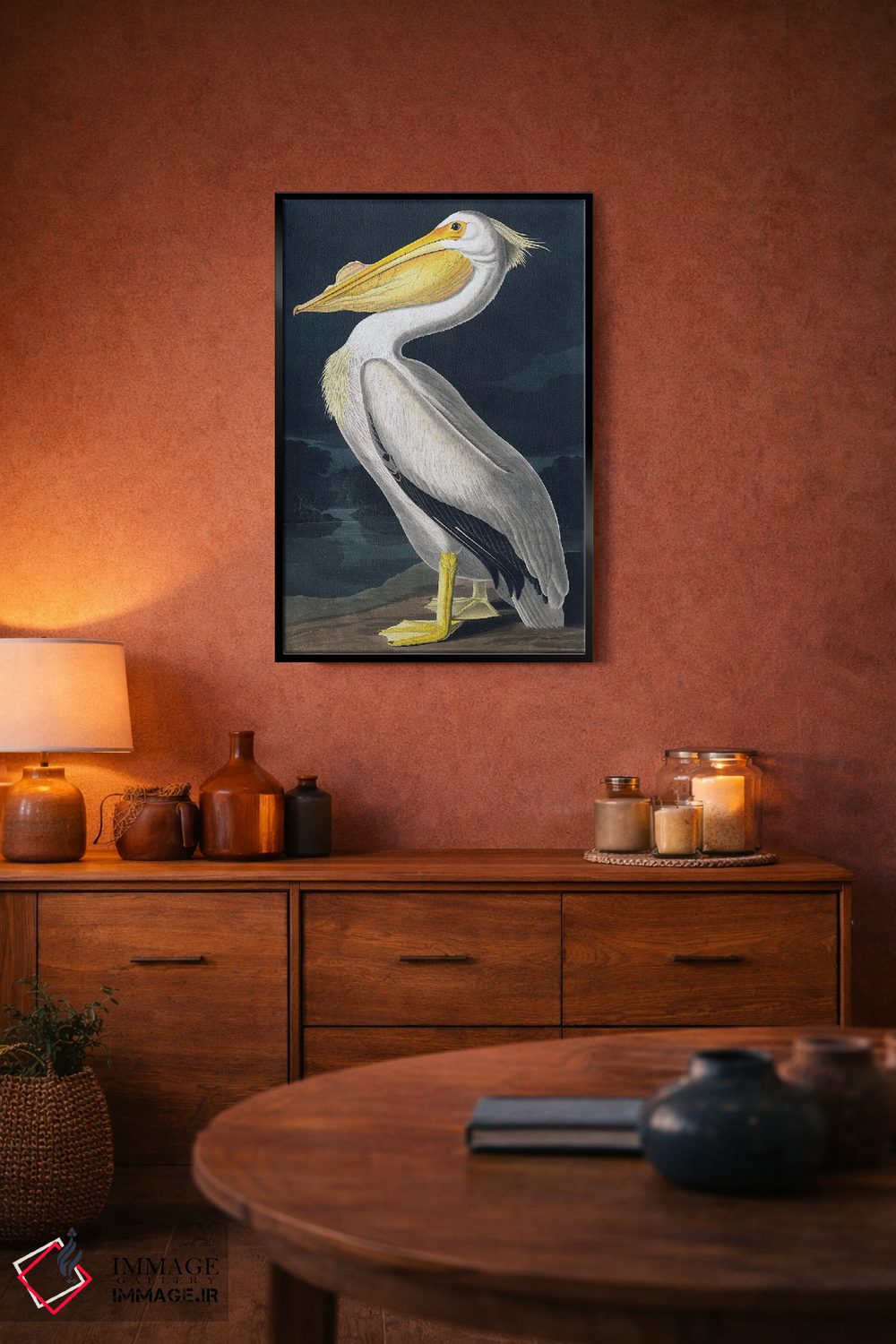 تابلو دکوراتیو پلیکان اثر اینکادو - D6B