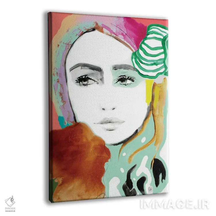 تابلو دکوراتیو ویکتوریا اثر استودیو پینت-اینگ - نمای پرسپکتیو محصول