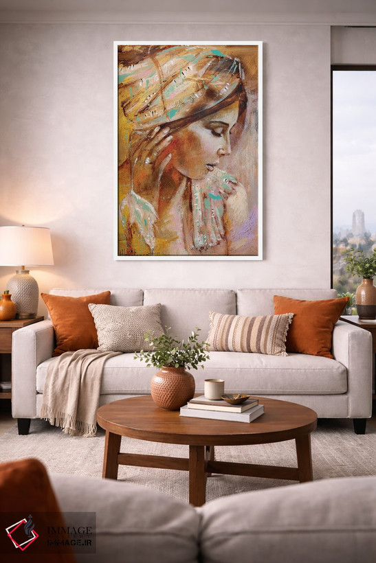 تابلو دکوراتیو حس وحال جزیره ای اثر استودیو پینت-اینگ - D1W
