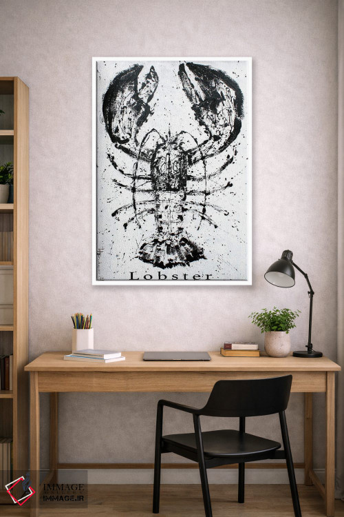 تابلو دکوراتیو خرچنگ سیاه اثر استودیو پینت-اینگ - D1W