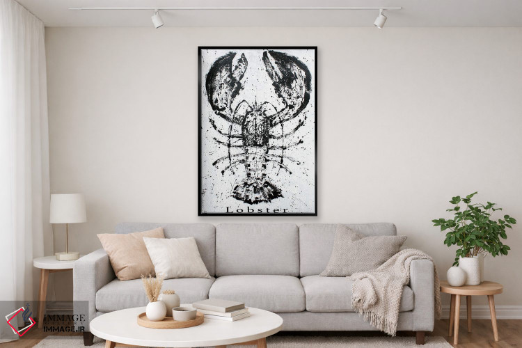 تابلو دکوراتیو خرچنگ سیاه اثر استودیو پینت-اینگ - D2B
