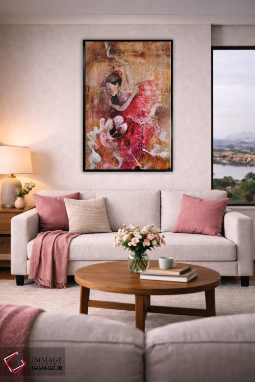 تابلو دکوراتیو روح فلامنکو اثر استودیو پینت-اینگ - D5B