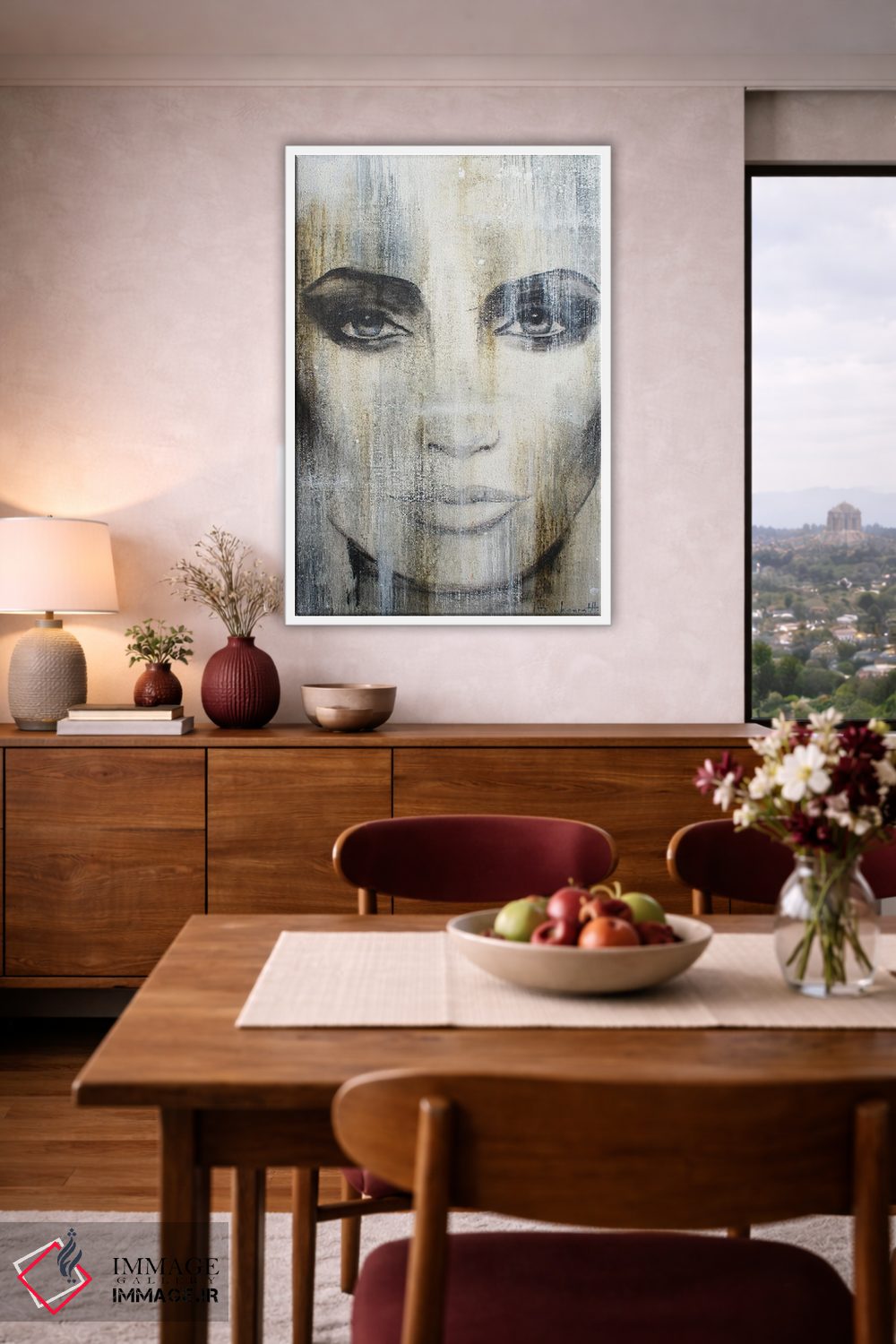 تابلو دکوراتیو مستقیما از درون من اثر استودیو پینت-اینگ - D3W